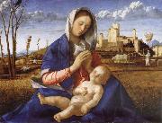 Giovanni Bellini Madonna in the Meadow china oil painting artist